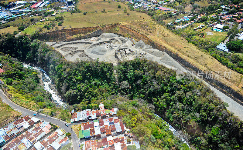 Ariel view，哥斯达黎加圣胡安